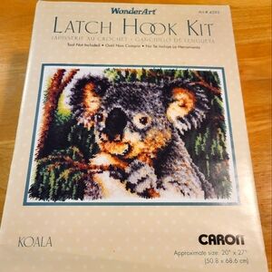 Cute Latch Hook Koala by Caron - Size 20" x 27"